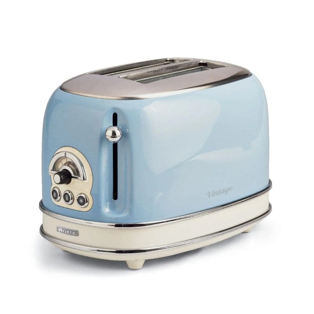 Torradeira Elétrica Ariete Vintage 6 Níveis Azul 750W 220V - Modelo 155 Retrô