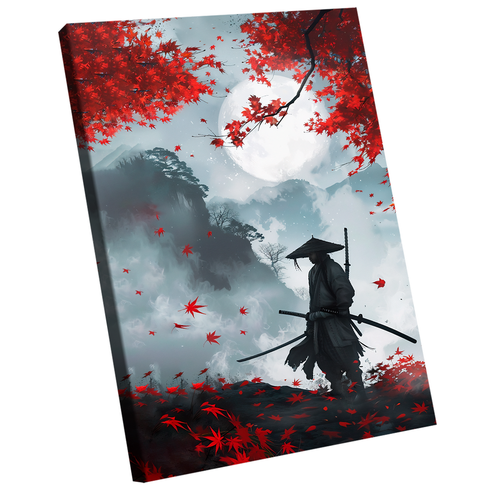Quadro Decorativo Samurai Ásia
