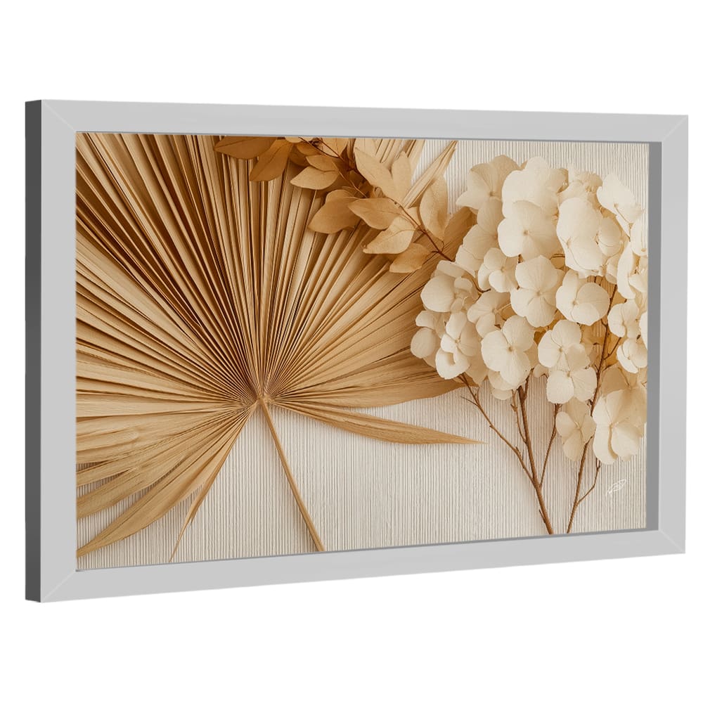 Quadro Decorativo Galho e Flores