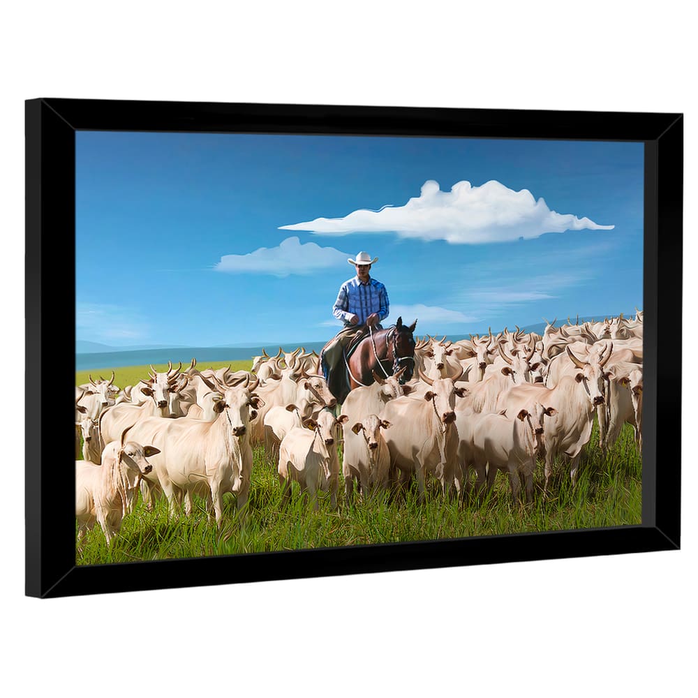 Quadro Decorativo Gado Master