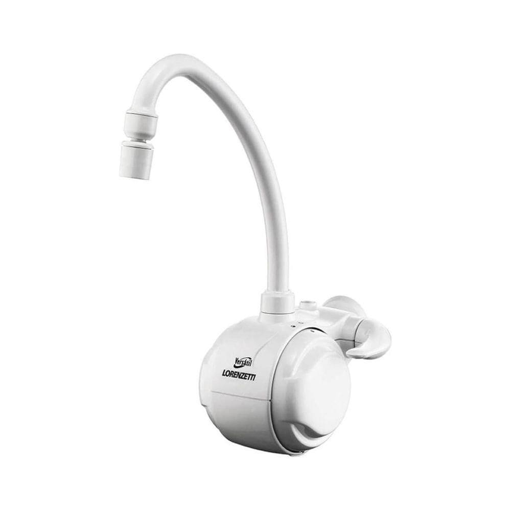 Torneira Elétrica Versátil 220v 5500w, Lorenzetti, 7550023, Branco, Pequeno