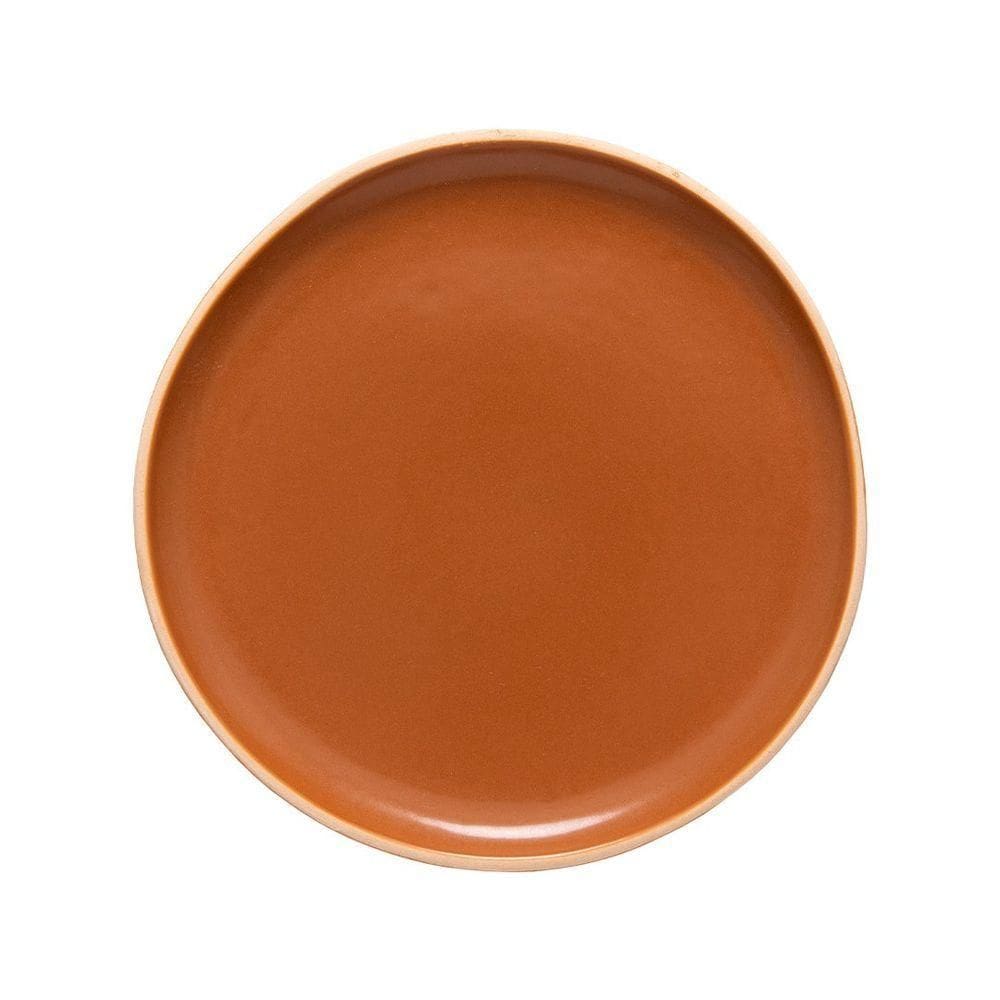 Prato Raso Copa E Cia Vivant Em Cerâmica Terracota