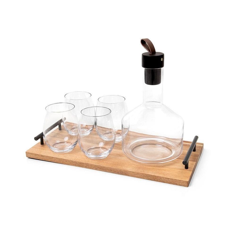 Conjunto Copa E Cia Bandeja E Jarra Com 4 Copos