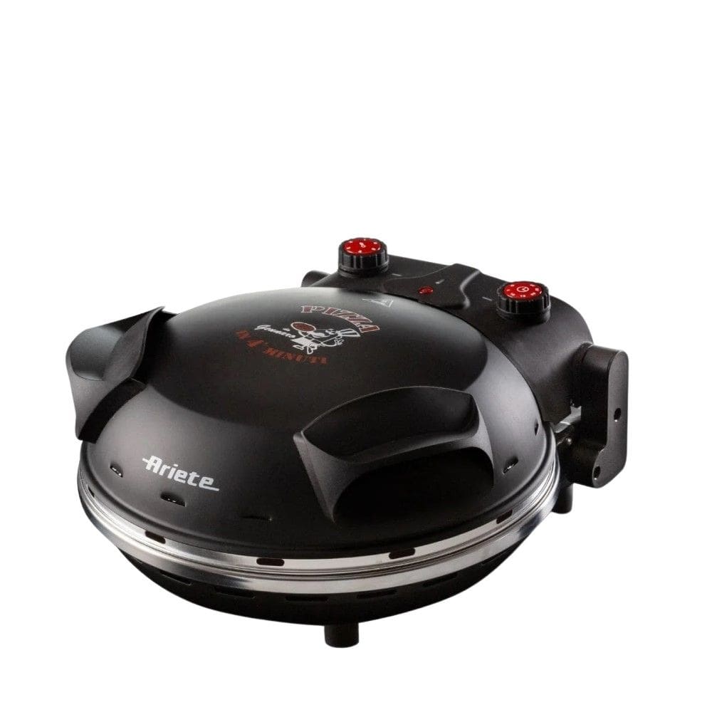 Forno de Pizza Elétrico Ariete 909 Preto 1200W 220V - Pedra Refratária e Design Retrô
