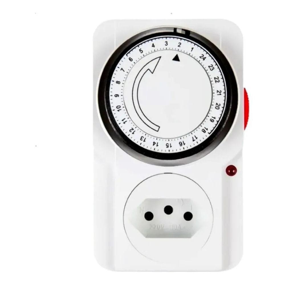 10X Temporizador Piscina Chuveiro Tomada Exatron Analogico