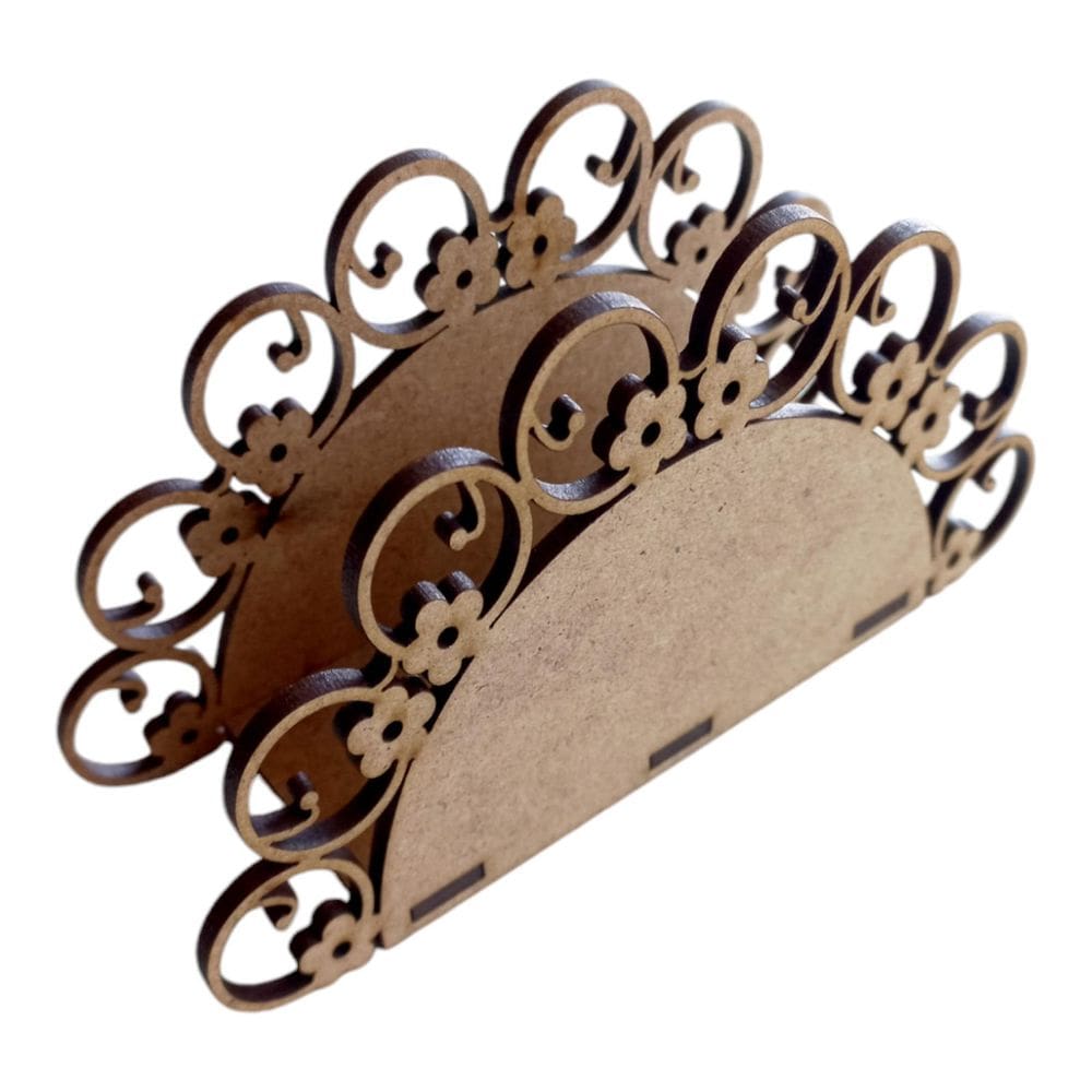 50 Porta Guardanapo Provençal Floral Mesa Festa Mdf