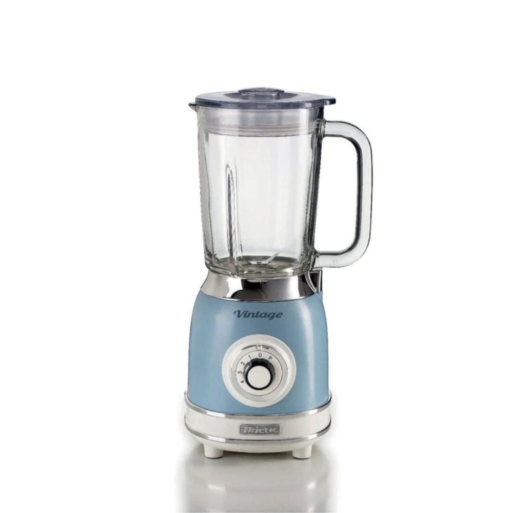 Liquidificador Ariete Vintage Azul 1000W Copo de Vidro 1,5L 220V - Linha Retrô Modelo 583