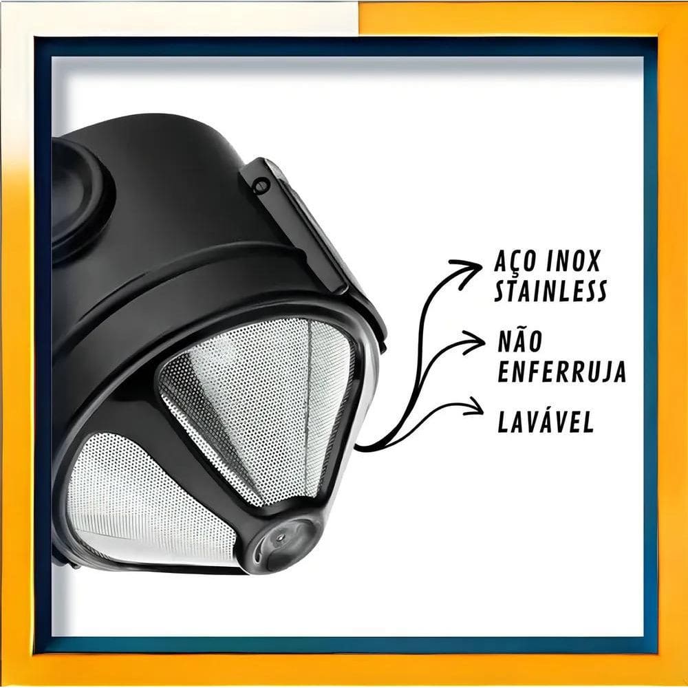 Mini Coador De Café Reutilizável Filtro Café Inox Sem Papel