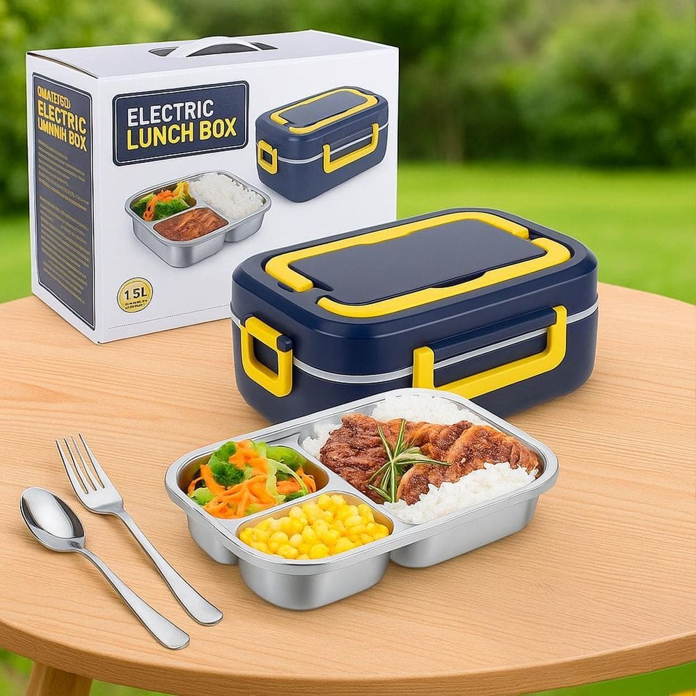 Marmita Elétrica Recipiente Portátil Quente 1.5L