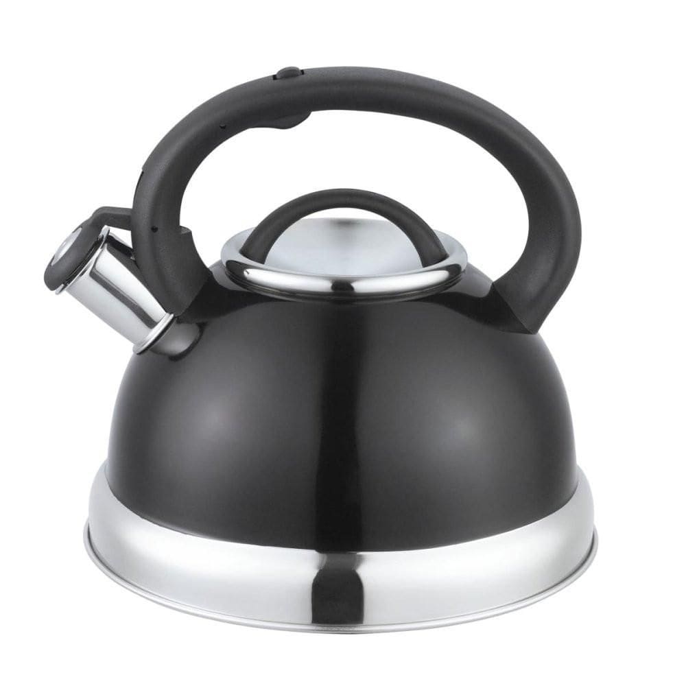 Chaleira Com Apito Em Inox Preto - 3 Litros