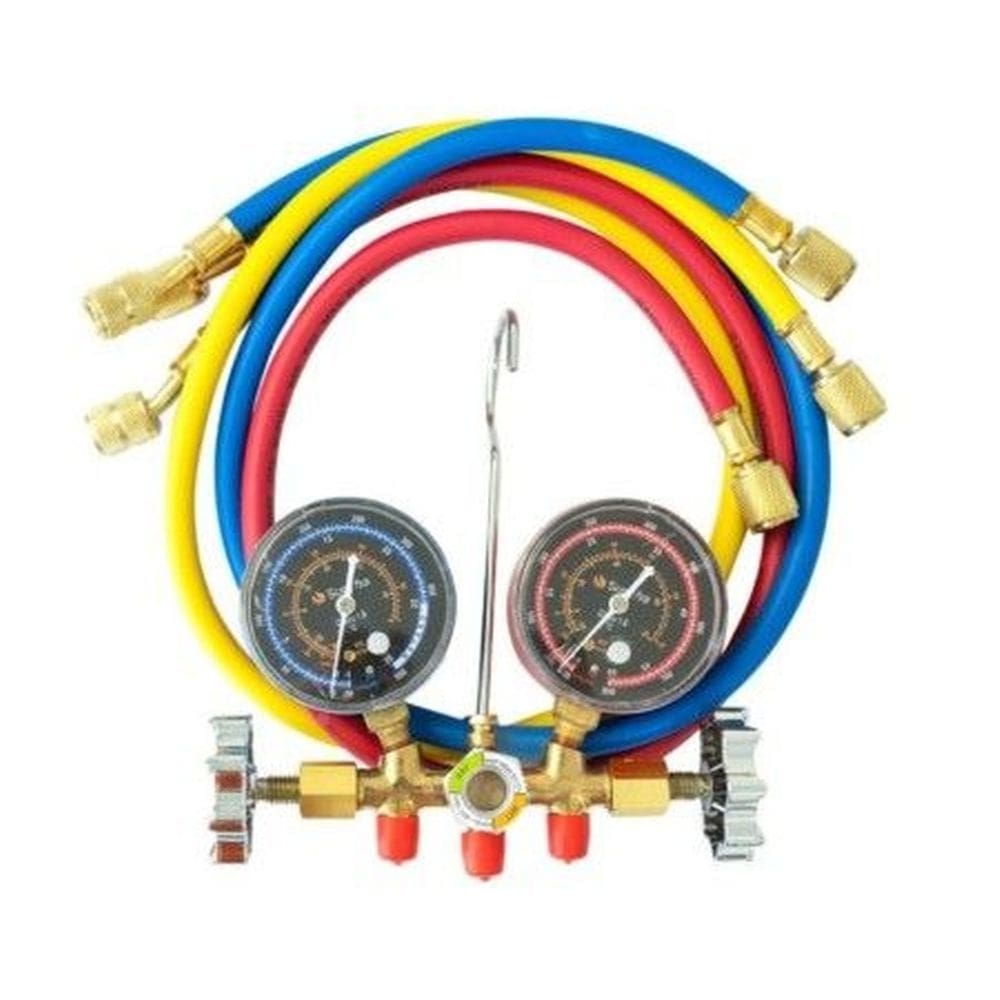 Kit Manifold com Mangueiras 90cm R410/R32 Suryha