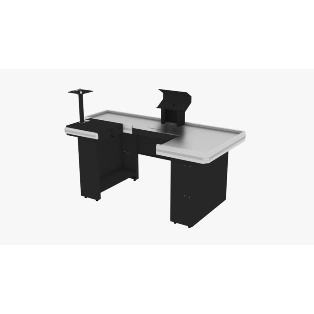 Check Out Comercial 1,5M Preto Com Recorte Para Balança Flex U PA100103 Amapá