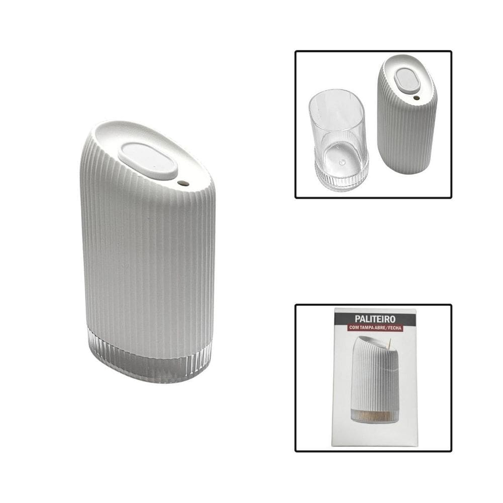 Paliteiro Em Abs Com Tampa Abre E Fecha