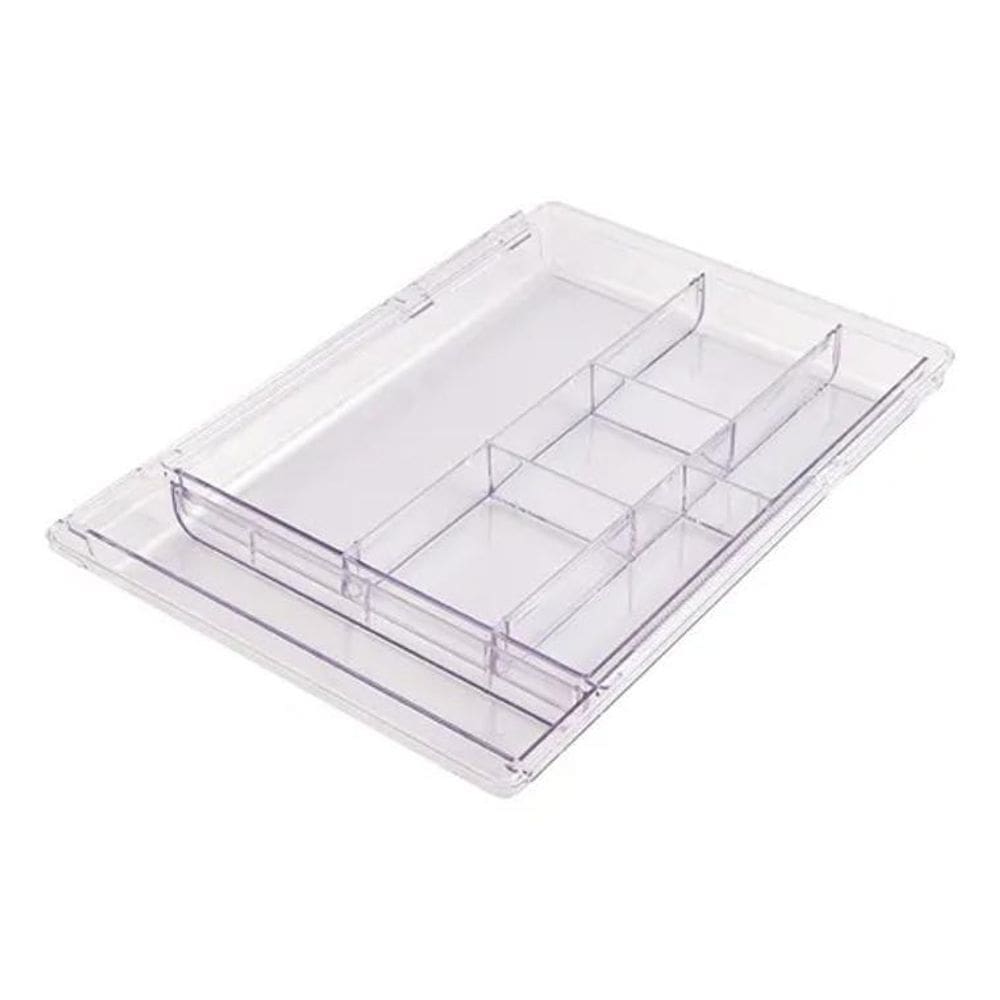 10X Organizador De Gavetas Escritório Maxcril Ajustável