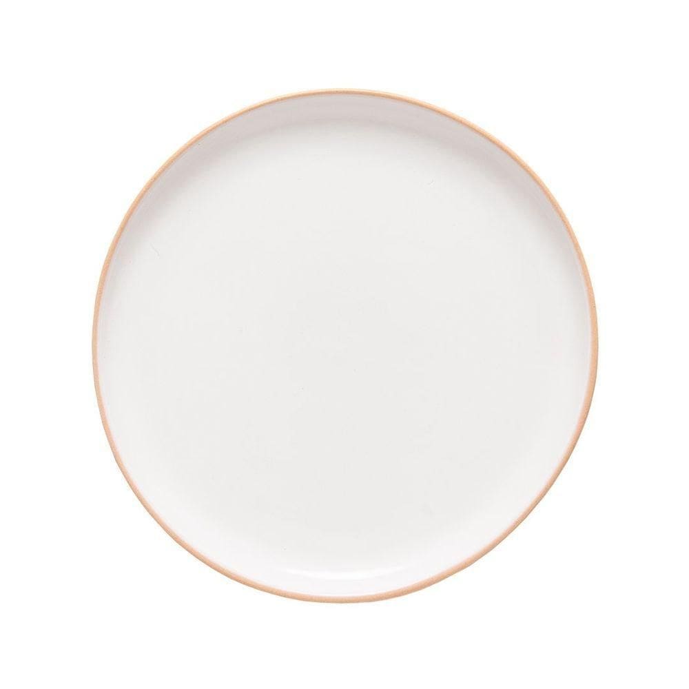 Prato Raso Copa E Cia Vivant Em Cerâmica Off-white