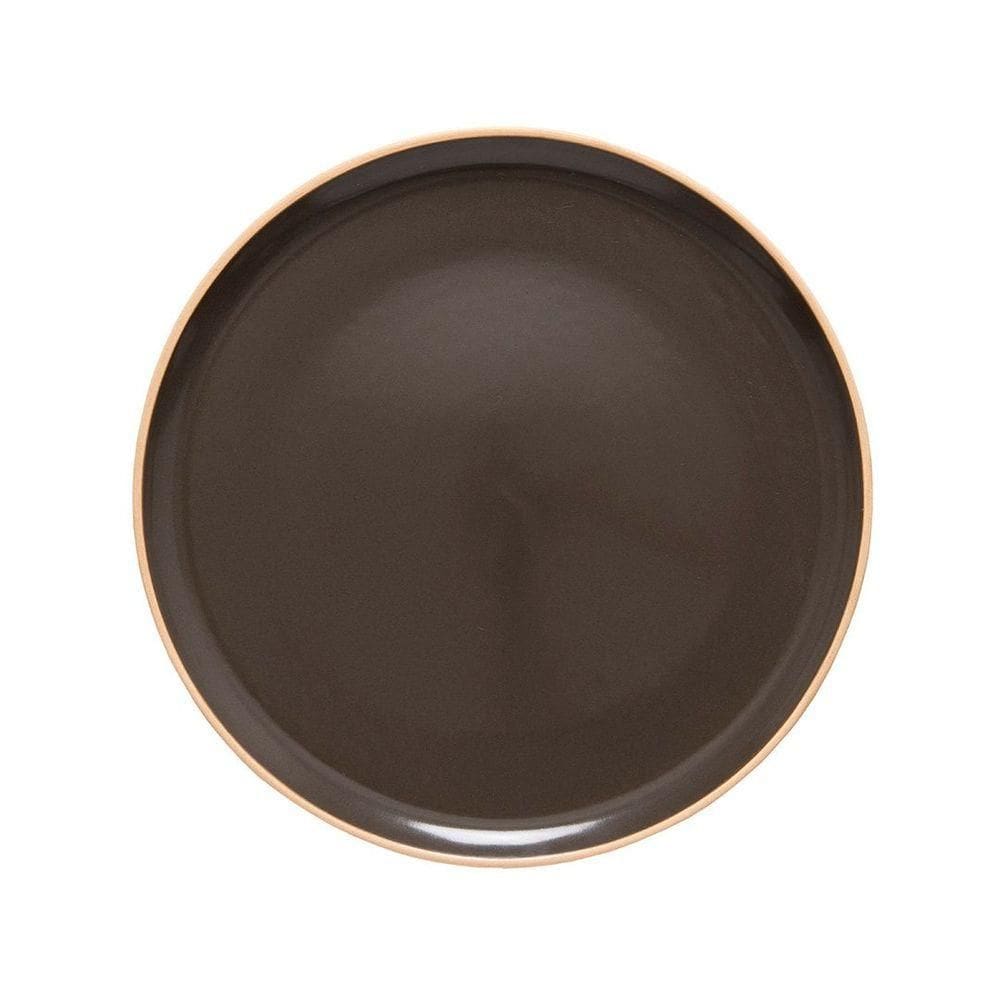 Prato Raso Copa E Cia Harmonie Em Cerâmica Mocca