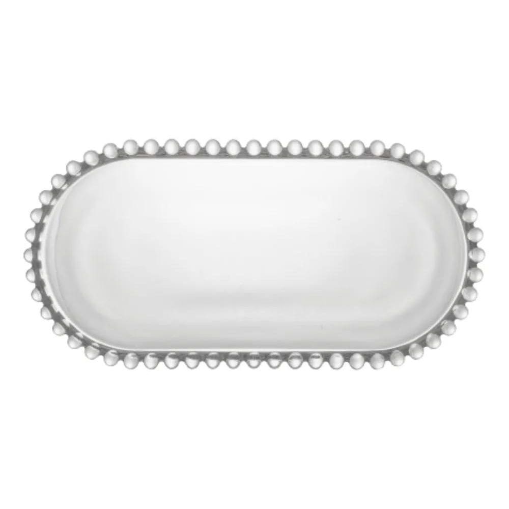 2X Travessa Vidro Resistente Porta Doce Petisco Bolo De Cris