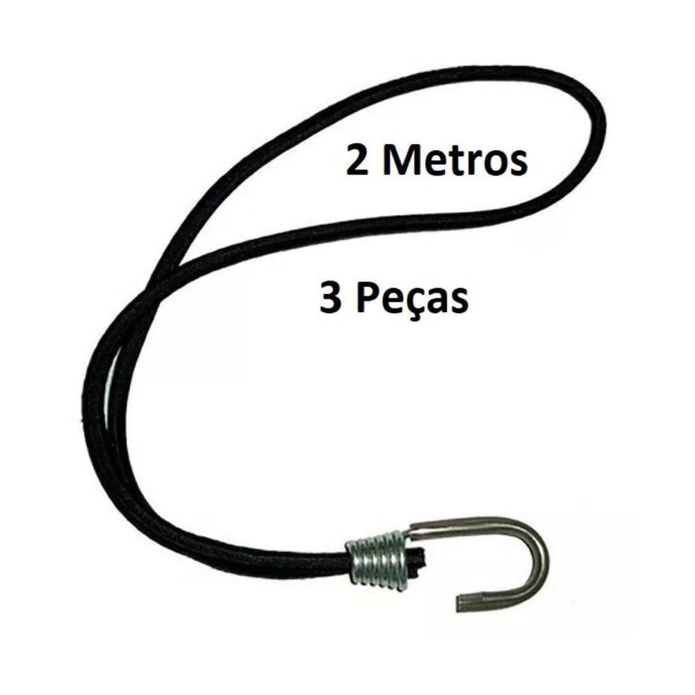 Elastico Corda Aranha Extensor Ponta Gancho Dvsc