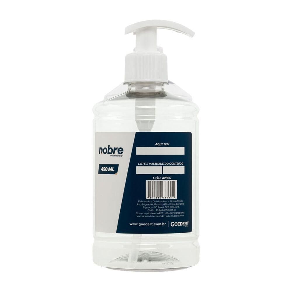 Frasco Pump 450ml: Praticidade E Segurança Para Sabonete E álcool!