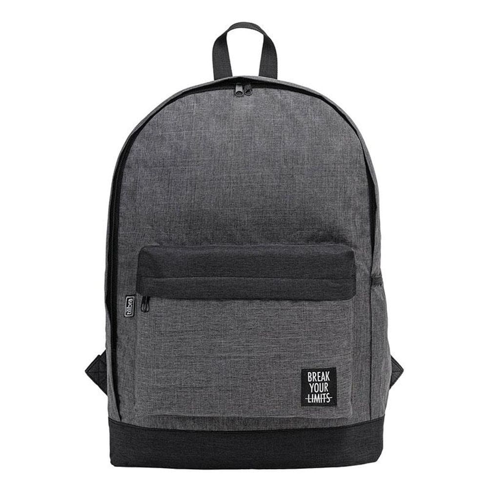 Mochila Escolar Académie Linho Cinza - Tilibra