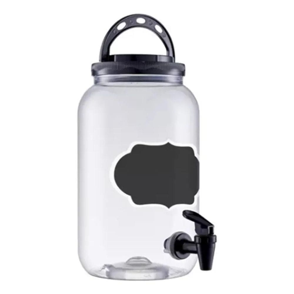 Garrafa Suqueira Com Torneira 3 Litros Tampa Camping Praia