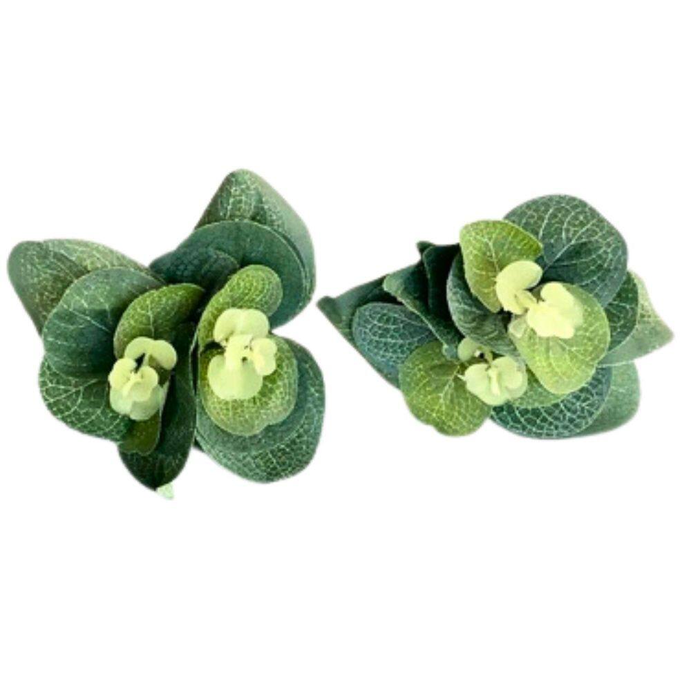 Anel Porta Guardanapo Eucalipto Folhagem Verde Decor 10 Un