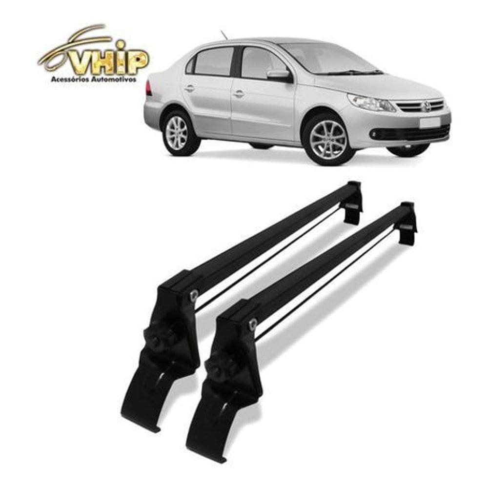 Rack De Teto Aço Vw Gol E Voyage G5 G6 G7 4 Portas