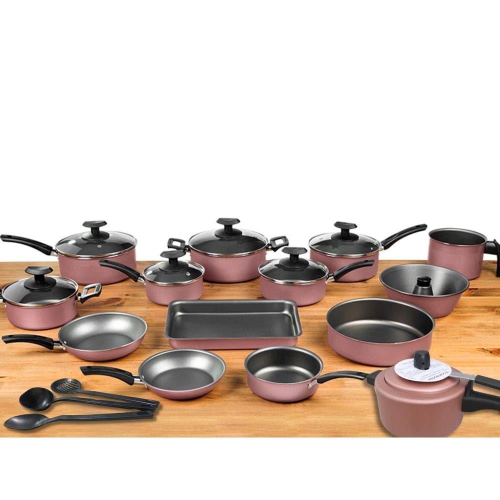 Conjunto Panelas 17 Pc Antiaderente Panela Pressão