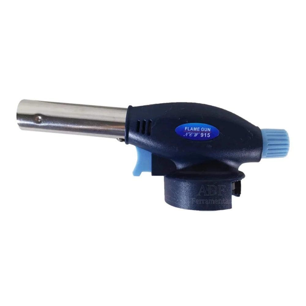 Maçarico Para Culinária Com Controle Manual Azul