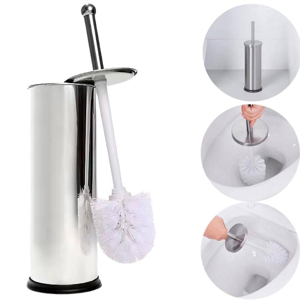 Escova De Luxo Inoxidável Sanitária Banheiro Higiene