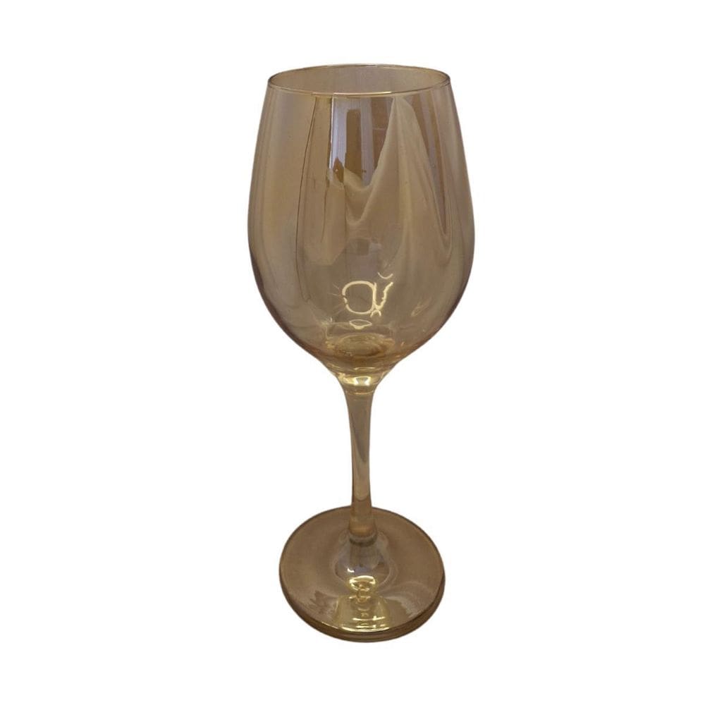 Taça Vidro Âmbar Vinho 490 Ml Nadir