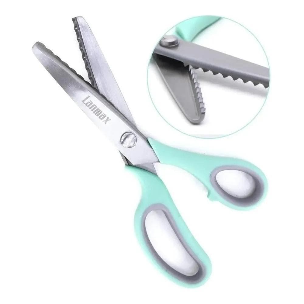 Tesoura De Picotar Escalope Tecido Papel Eva