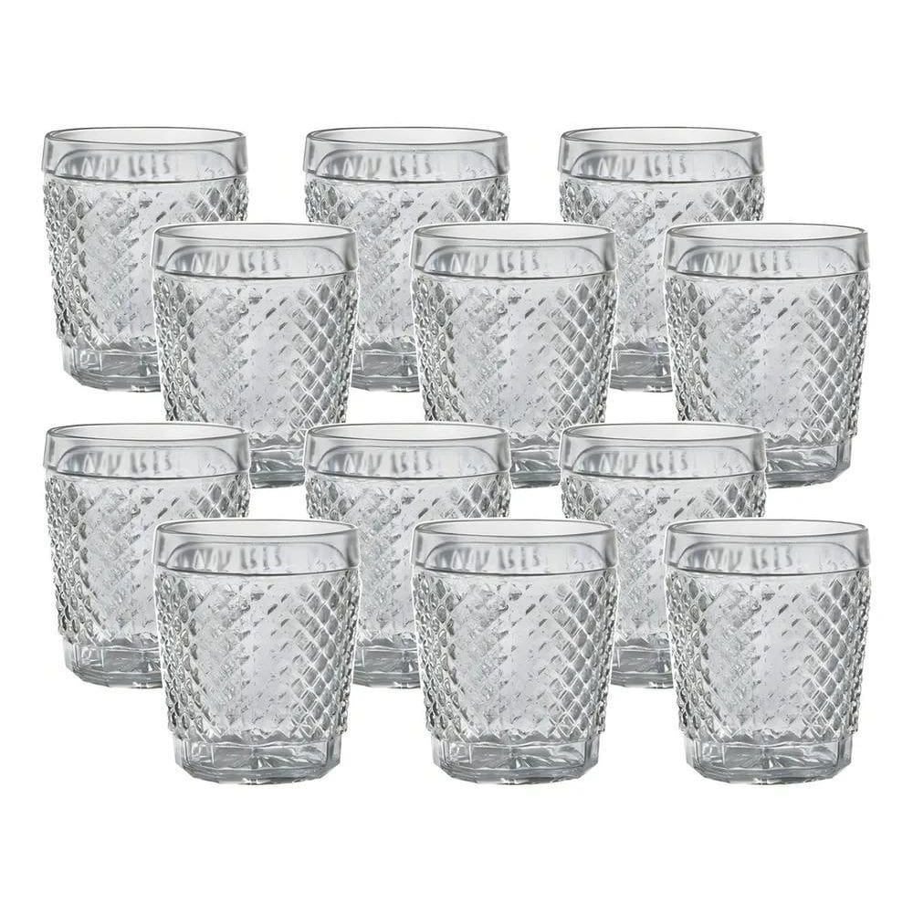 2X Kit 12 Copo Aperitivo Barroco 100 Ml Copos Bico De Jaca C