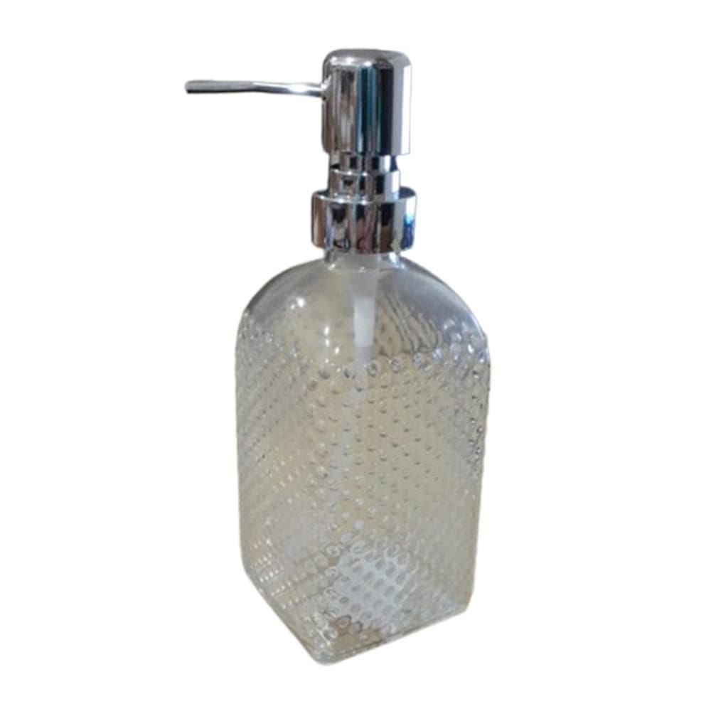 Porta Sabonete Líquido Saboneteira Alcool Em Gel Vidro 450Ml