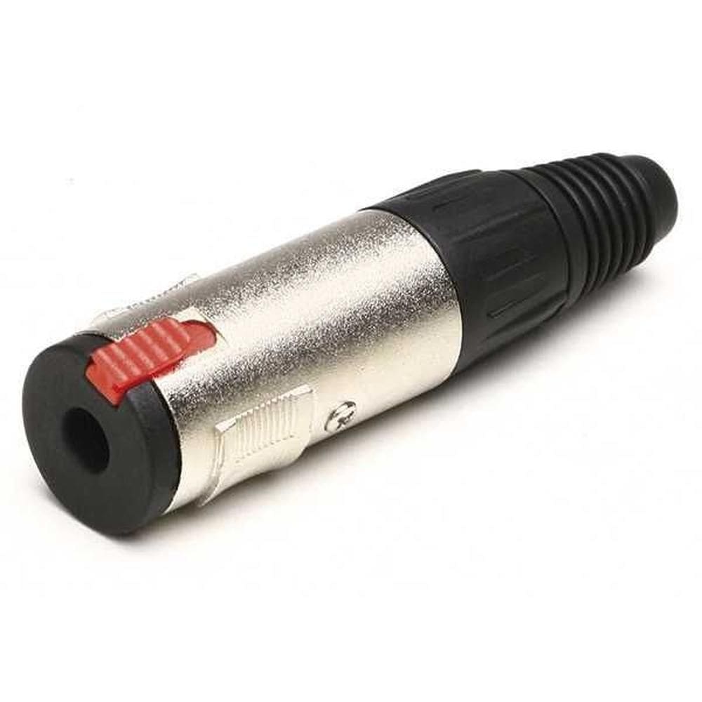 Plug Conector Fêmea Santo Angelo P10SF P10 Stereo Com Trava