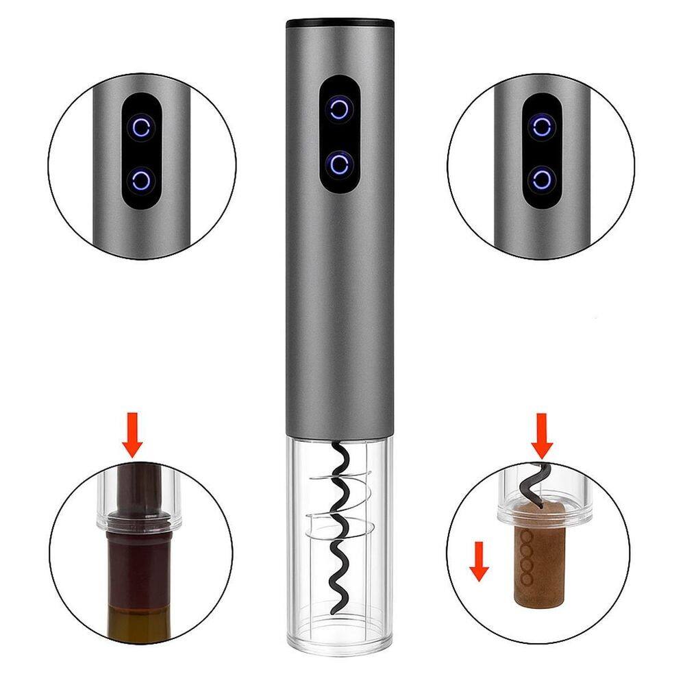 Abridor De Vinho Portátil A Pilha Design Moderno