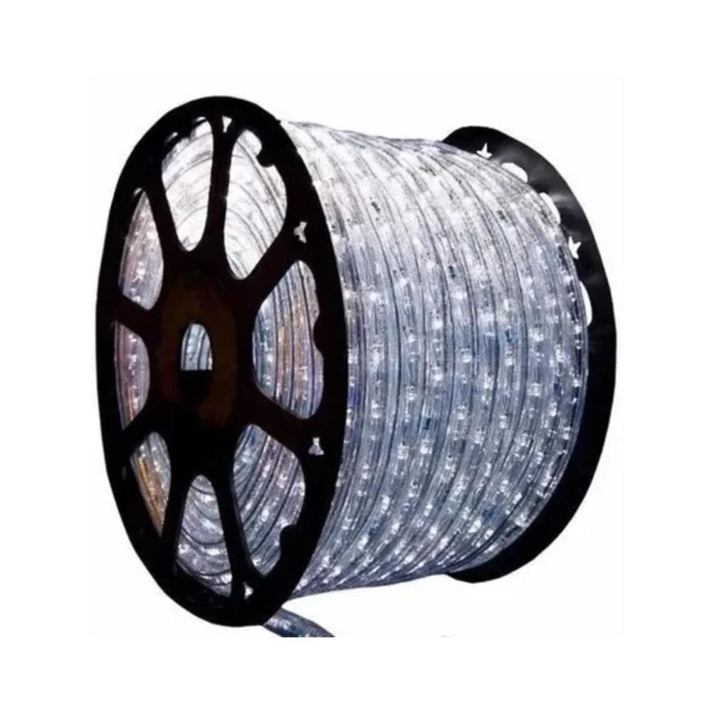 Mangueira De Led 7100W 10,5Mm Branco 100M