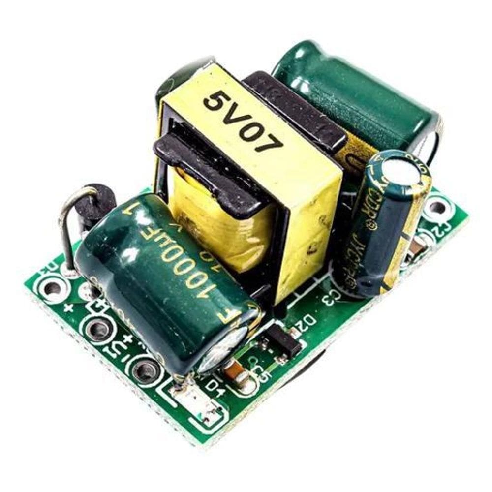 Mini Fonte Conversor Ac/Dc 110/220V Ac 5,0V Dc 700Ma 3,5W