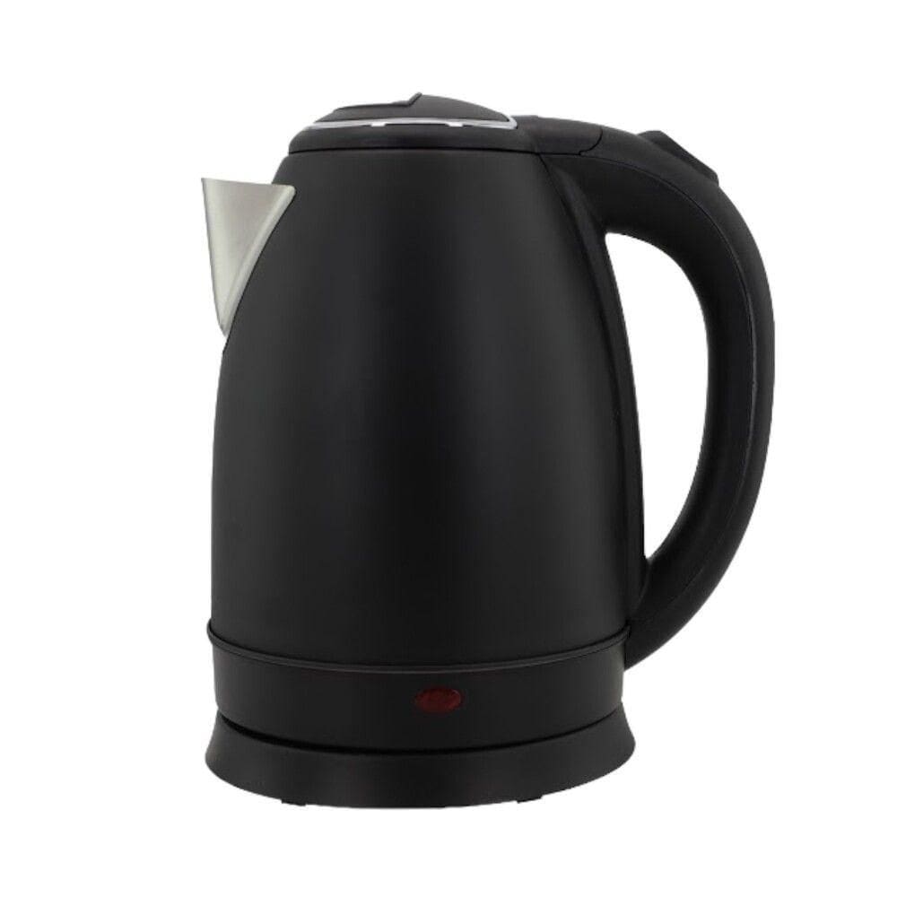 Chaleira Elétrica Inox Preta 1,8l - Fervura Rápida E Elegância Na Sua Cozinha