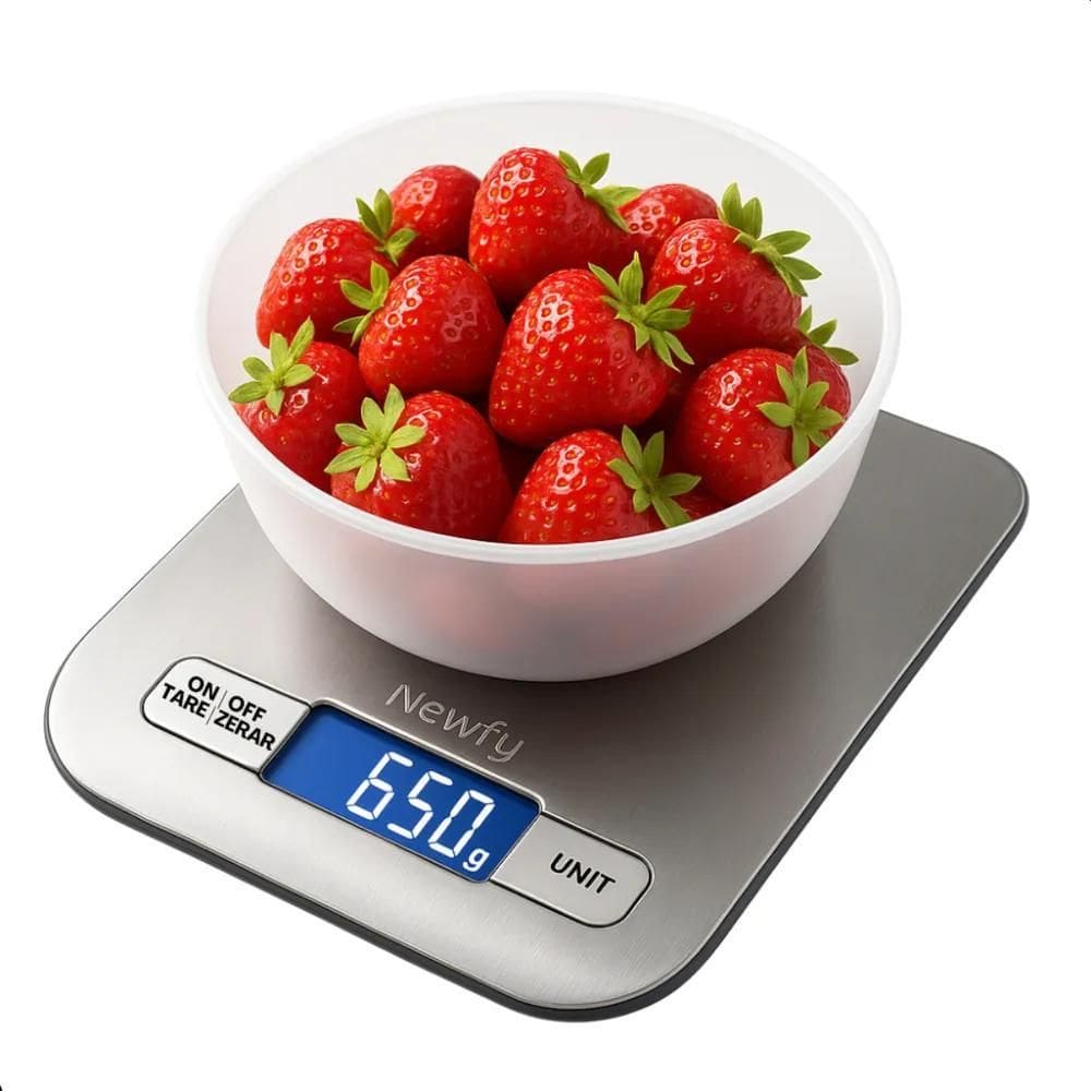 Balança Cozinha De Precisão Digital Newfy 1G A 10Kg Para Pes