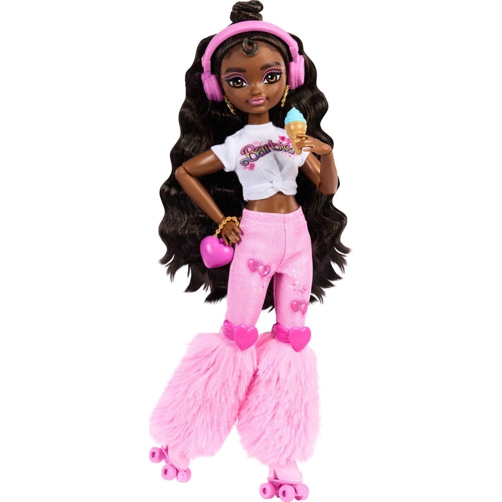 Boneca moderna Barbie Dream Besties Brooklyn com acessórios