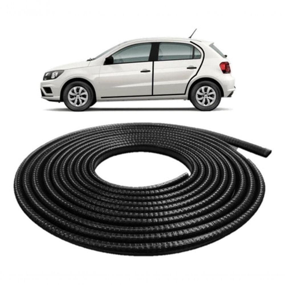 10m Borracha Couro Cobra Proteção Da Porta 7x14 Mm Gol G5 G6 [f103]