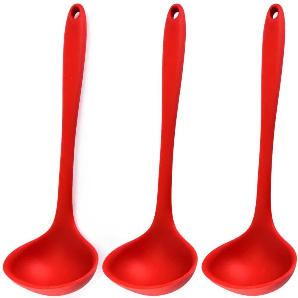 Concha De Silicone Vermelha Grande Kit 03 Un