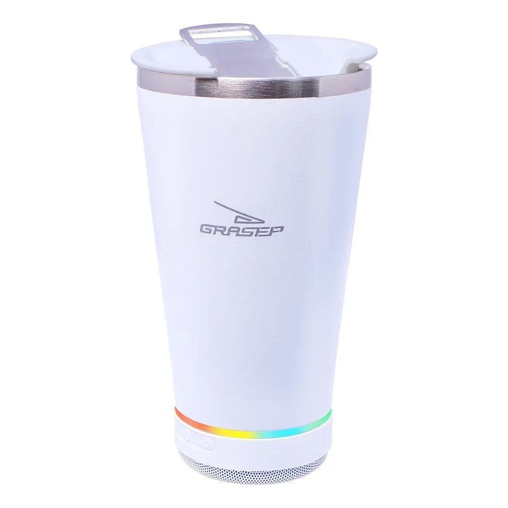 Copo Térmico Com Caixa De Som Alto Bluetooth Usb