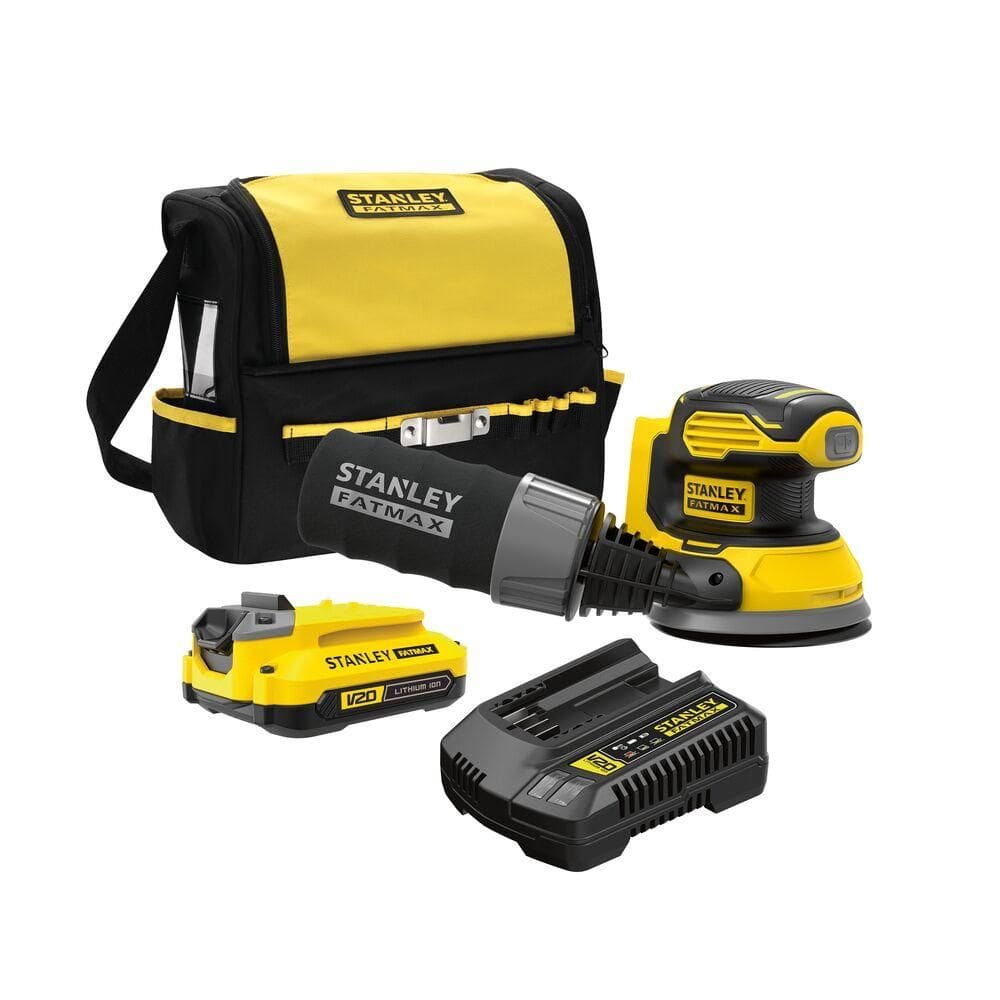 Lixadeira Roto Orbital Stanley SCS220D1S c/ Acessórios 20V