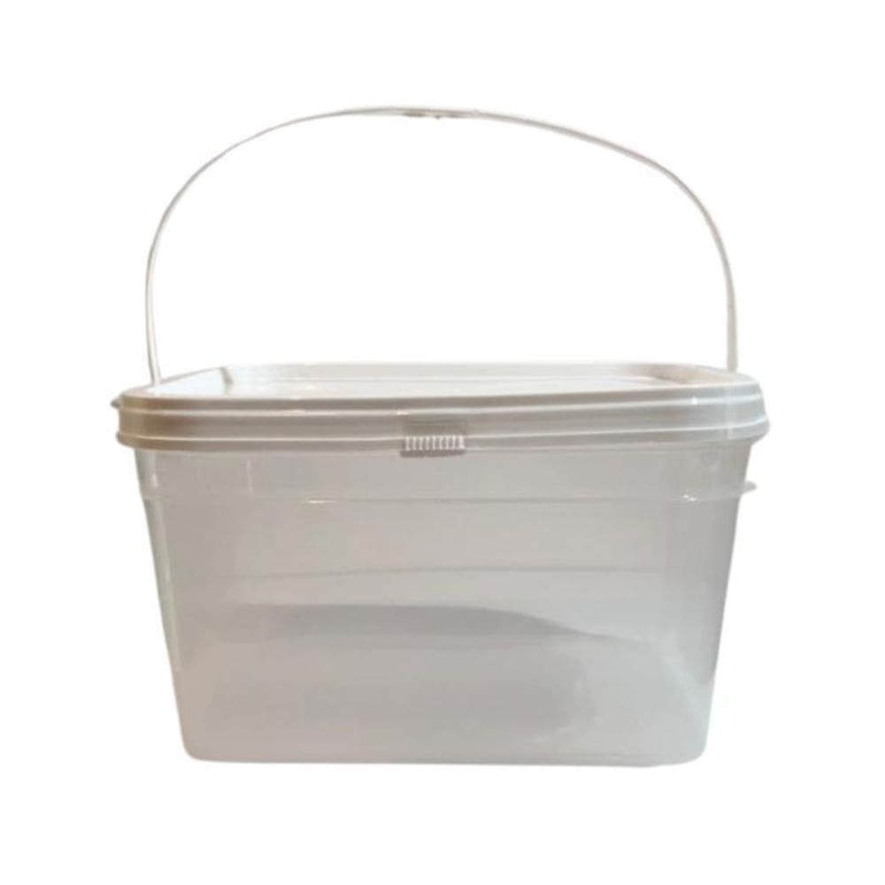 Balde Para Selador Quimico 2.4L Transparente-Kit 7 Pçs