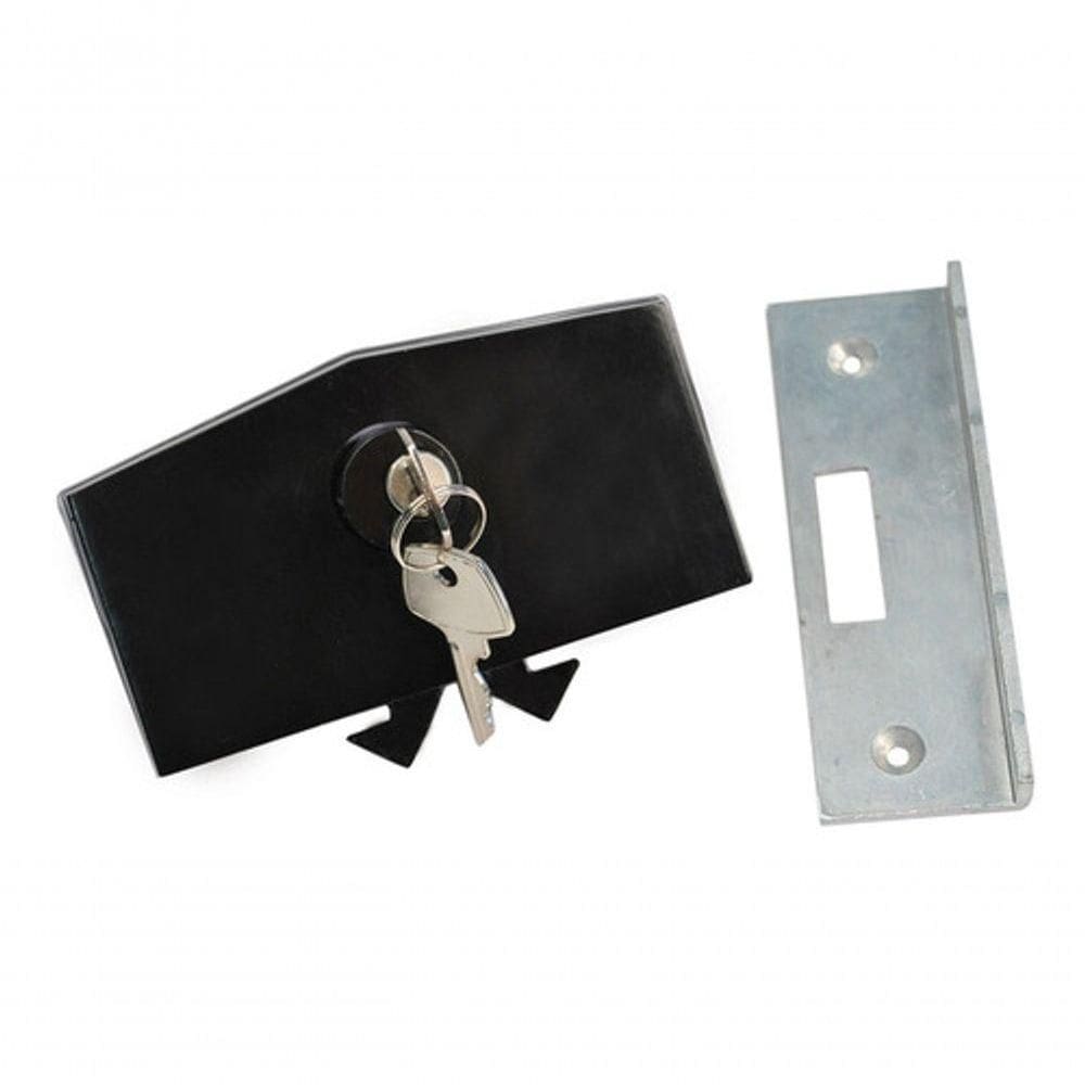 Conjunto Fechadura Sanitário Linha Agríc Baús Cabines ônibus [f103]