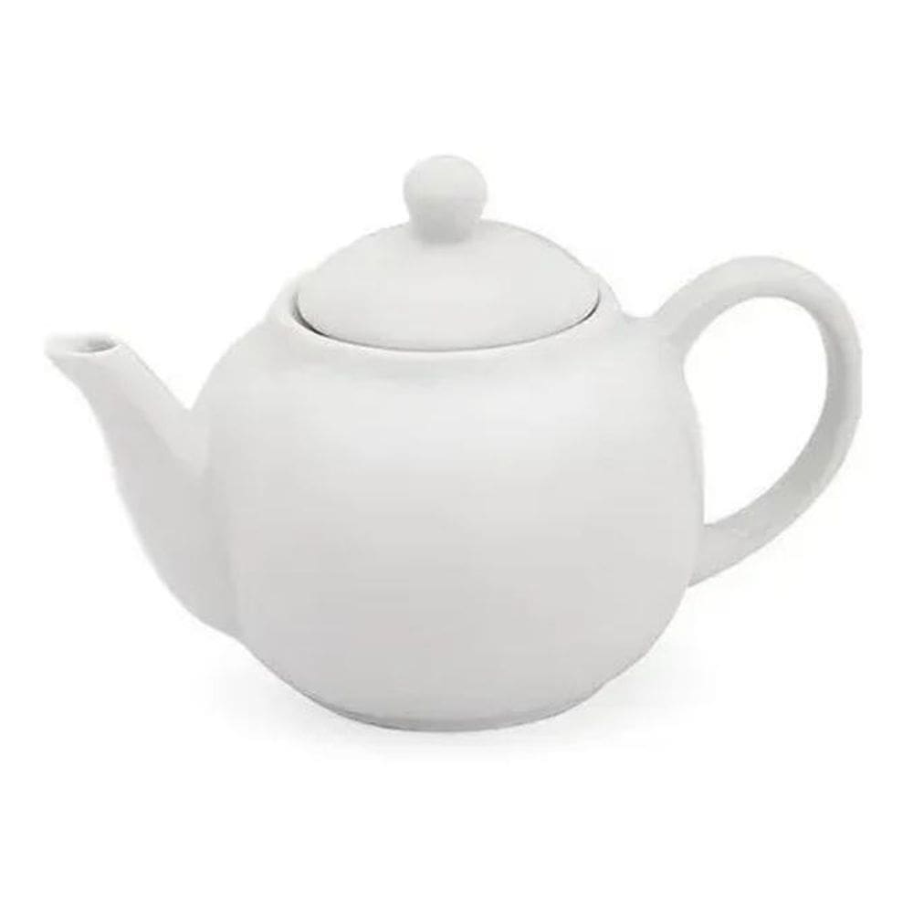 3X Bule De Chá Em Porcelana Com Tampa E Alça 500Ml Chaleira