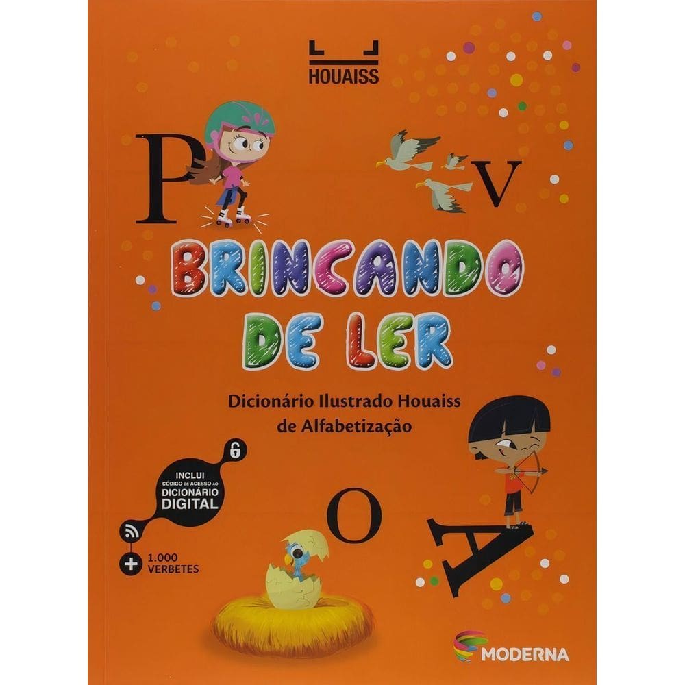 Brincando de Ler - Dicionário Ilustrado Houaiss de Alfabetização