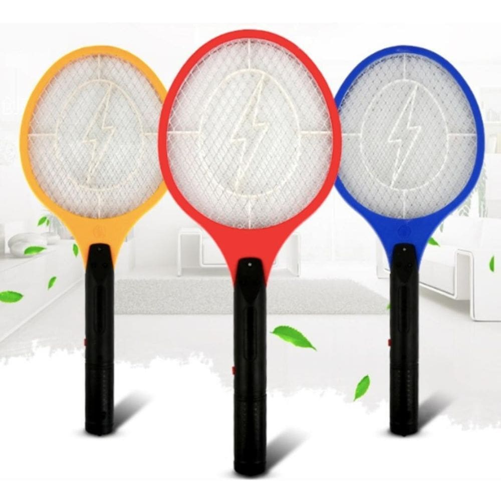 Raquete Elétrica Recarregável Para Insetos Rápida Bivolt